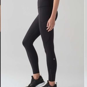 Lululemon Fast and Free 7/8 Tight II Reflective